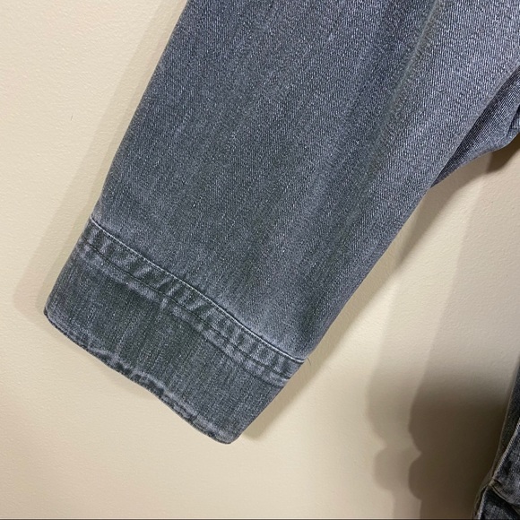 Eddie Bauer Men Green Denim Carpenter Jacket Coat - Picture 5 of 16